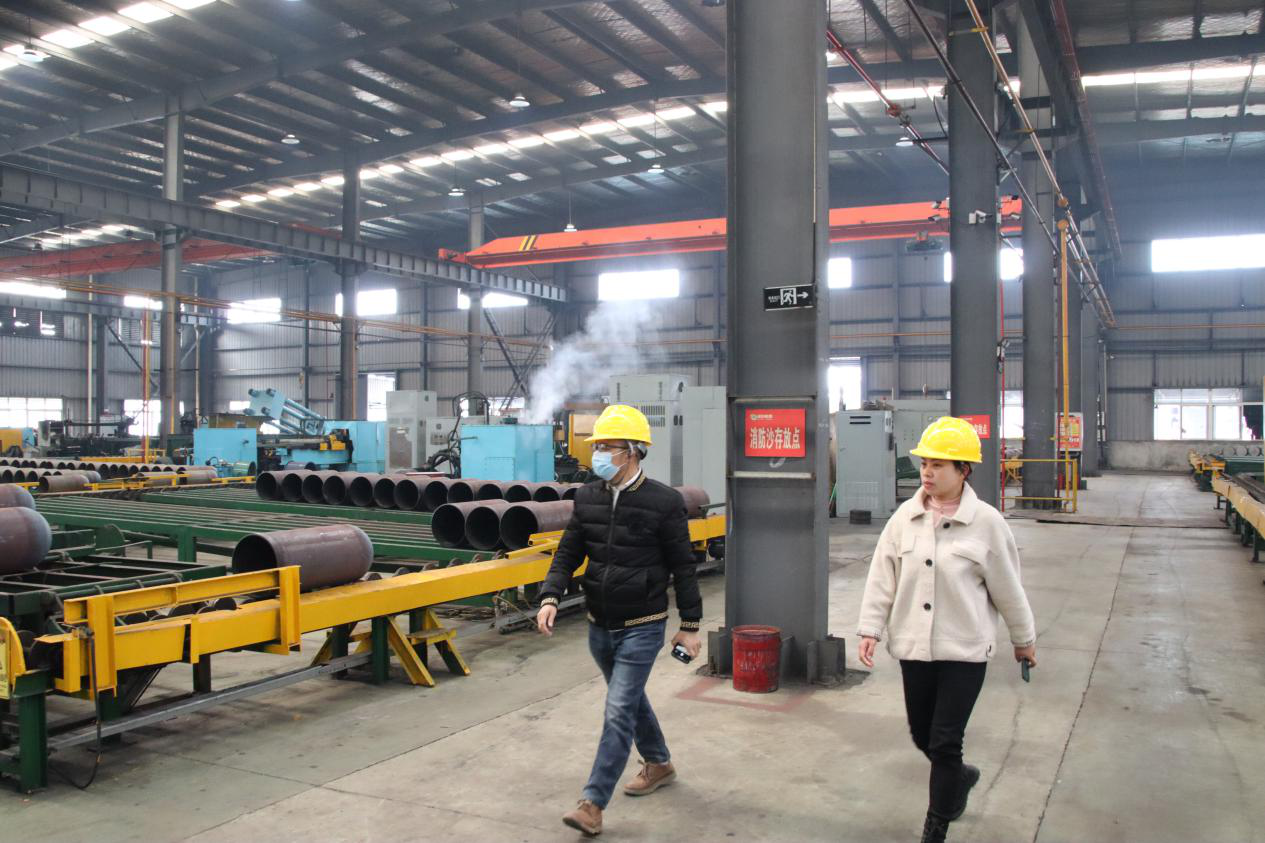Warmly welcome Asia Supreme Inspection to be commissioned by Mexican customers to inspect the factory