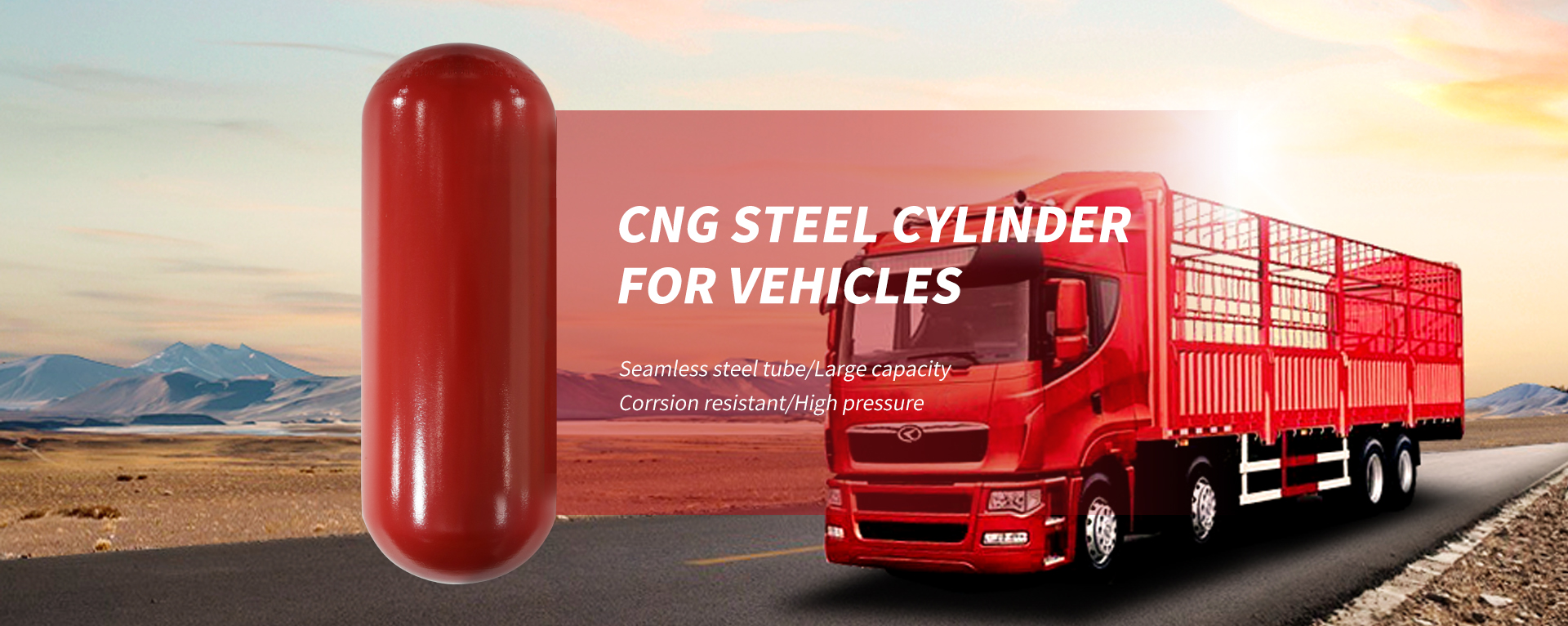 CNG Steel Cylinder for Vehicles