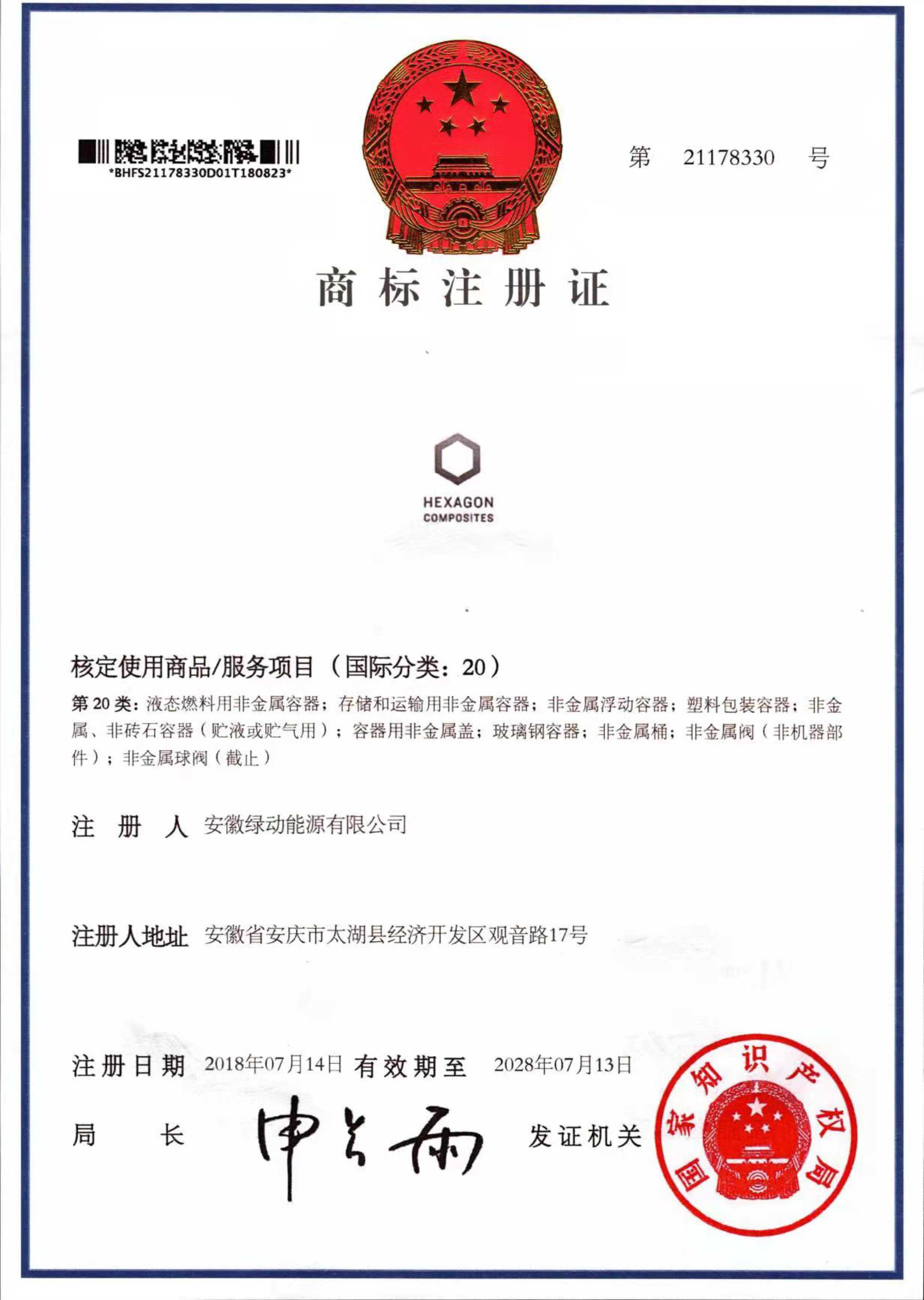 LPG-related certificates