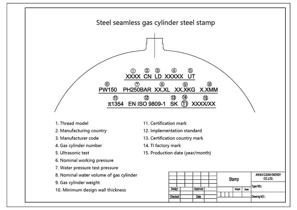 High-pressure industrial gas cylinders High-pressure industrial gas cylinders