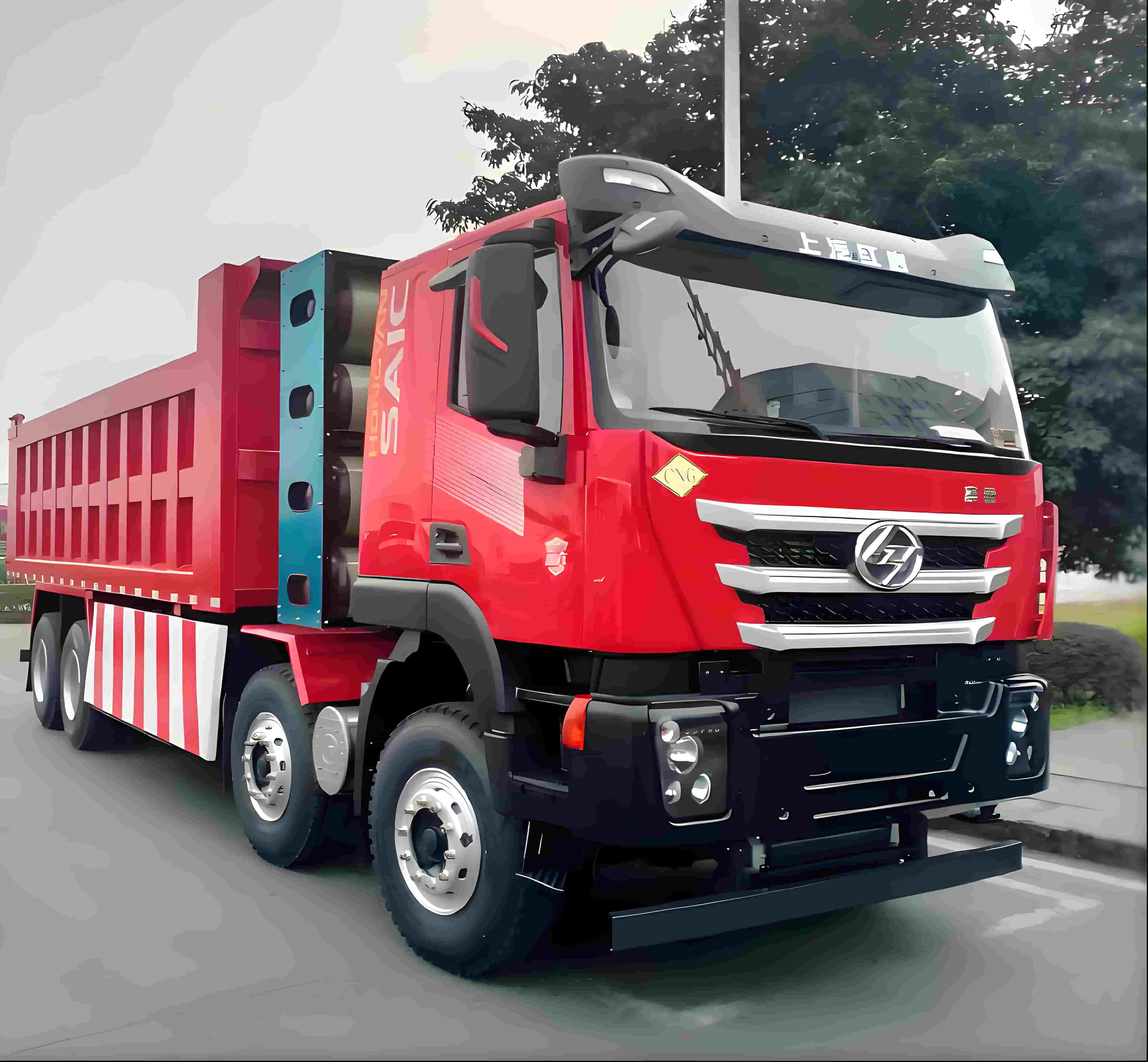 Introducing the CNG Type 2 cylinder Cascade designed for tractors and dump trucks, featuring a 4 × 260 L configuration.